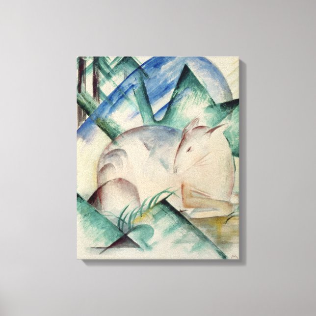 Lienzo Deer durmiente (Anverso)