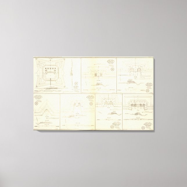 Lienzo Defensa móvil de Alabama (Anverso)