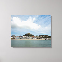 Lienzo Deganwy North Wales Poster de postales Faux Canvas