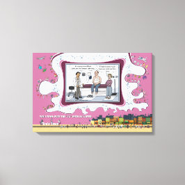 Lienzo Deja tu ropa interior | Recupérate 24x16