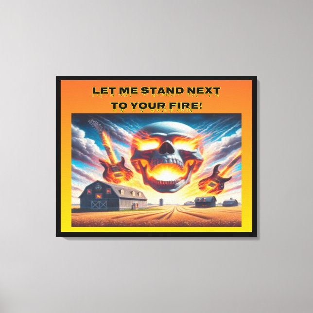 Lienzo Déjame pararme... (Anverso)