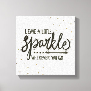 Lienzo Dejar Un Poco De Esparco Donde Vayan