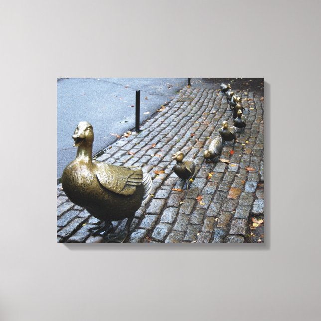 Lienzo ¡Dejen Lugar A Los Ducklings! (Anverso)