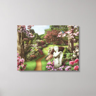 Lienzo Del "impresión de la lona abrazo del ángel" de