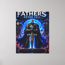 Lienzo del legendario caballero padre
