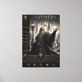 Lienzo del padre de legado antiguo