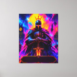 Lienzo del padre guardián de neón