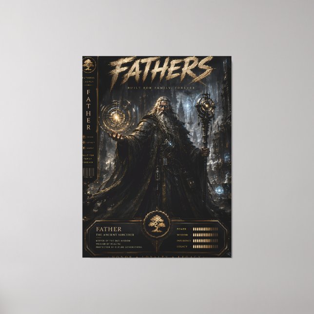 Lienzo del padre mago antiguo (Anverso)