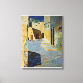 Lienzo Del sol en la calle