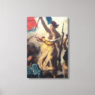 Lienzo Delacroix - La Libertad guiando al pueblo Primer p