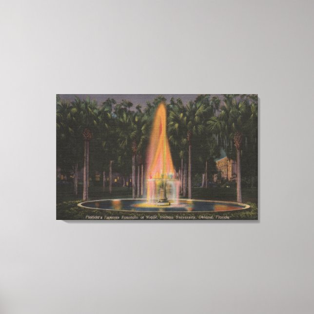 Lienzo Deland, Florida - Universidad Stetson (Anverso)