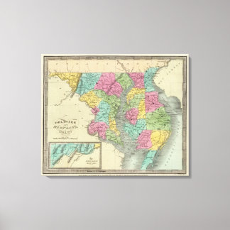 Lienzo Delaware Y MaryLand