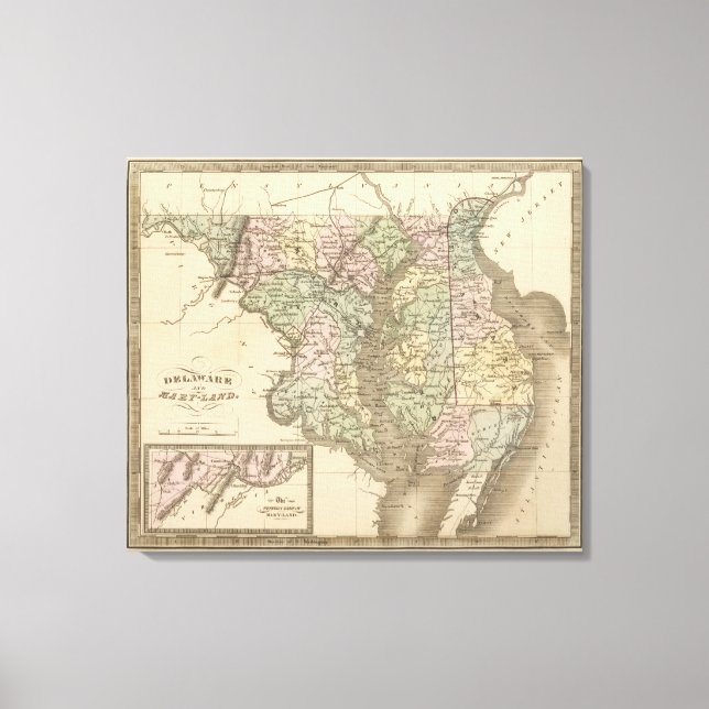 Lienzo Delaware y Maryland 2 (Anverso)