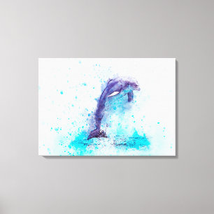 Lienzo Delfín