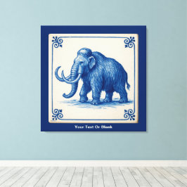 Lienzo Delft Wooly Mammoth