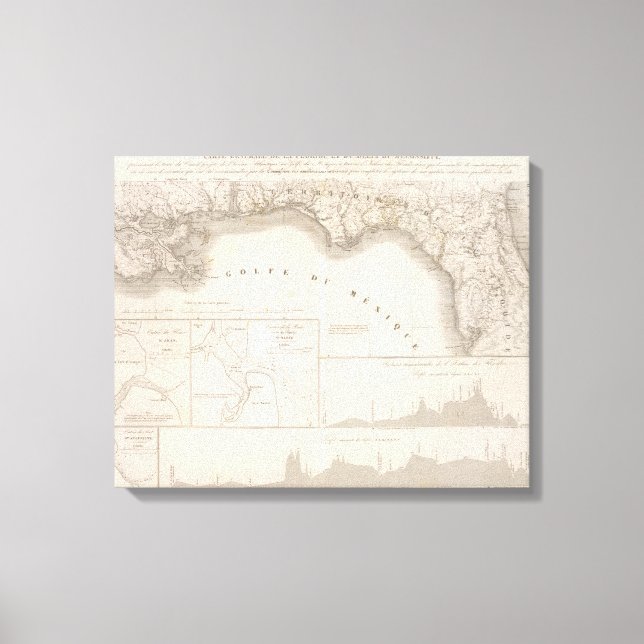 Lienzo delta del canal de Mississippi (Anverso)
