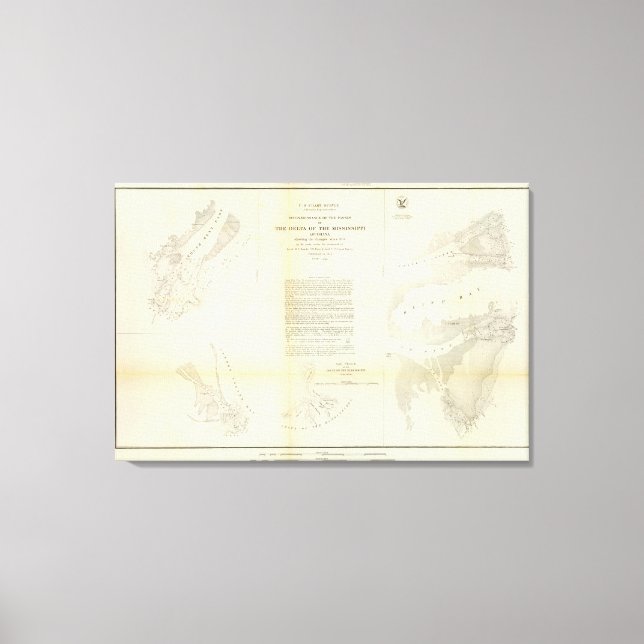 Lienzo Delta del Misisipi (Anverso)