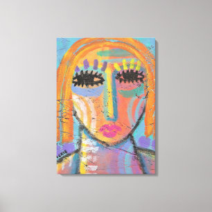 Lienzo Demasiado para hacer una pintura abstracta en OSB