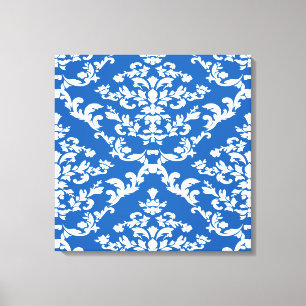 Lienzo Denim Blue Bold Damask @ Emporiomoffa