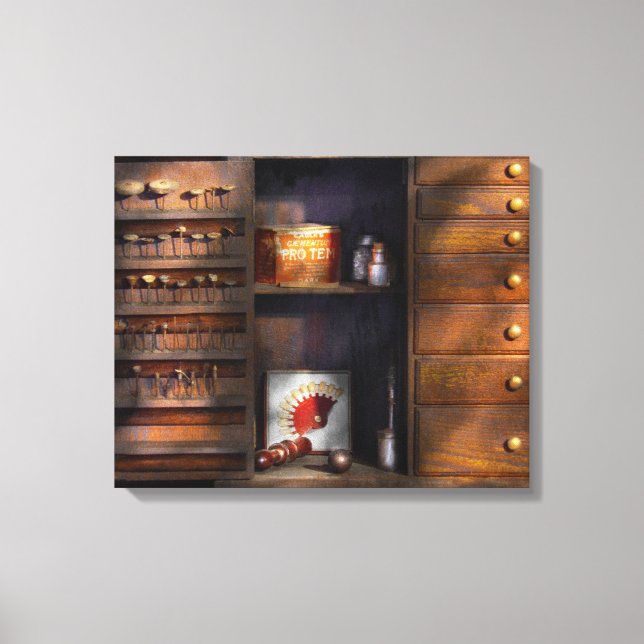 Lienzo Dentista - Quiras dentales (Anverso)