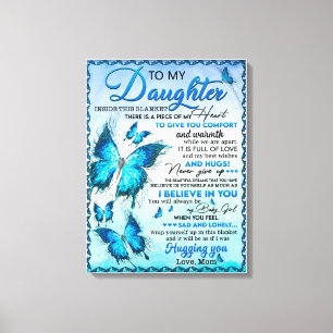 Lienzo Dentro De Esta Cama Hay Pieza Mamá A Hija