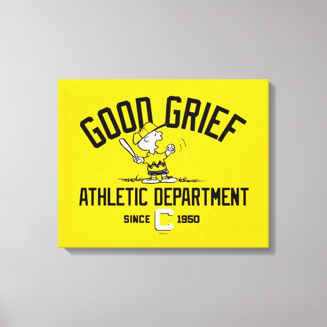 Lienzo Departamento de Atletismo de Good Grief (Anverso)