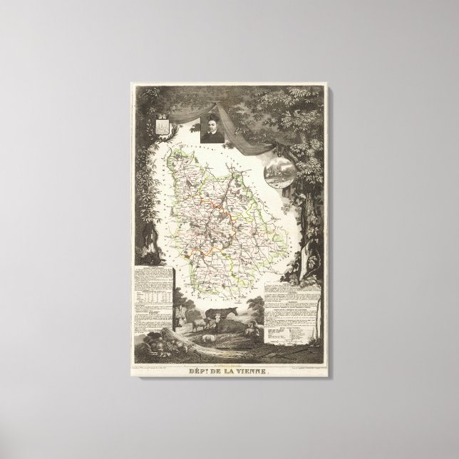 Lienzo Departamento De Viena (Anverso)