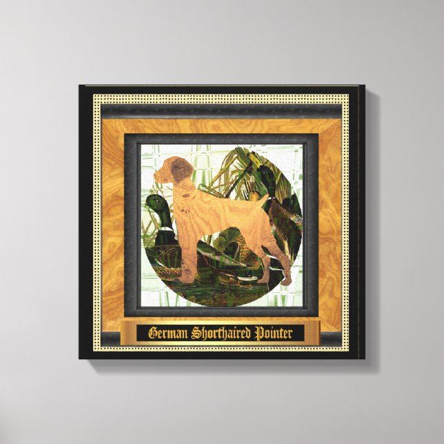 Lienzo Deporte de puntero de cortometraje alemán (Anverso)