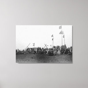 Lienzo Deportes esquimales en Barrow, Alaska Fotografía