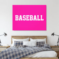 Deportivo Atlético Texto BASEBALL Blanco Sobre Ros