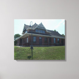 Lienzo Depósito de ferrocarril restaurado