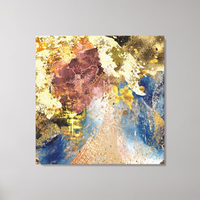 Lienzo Depósito de hilo de oro (Anverso)