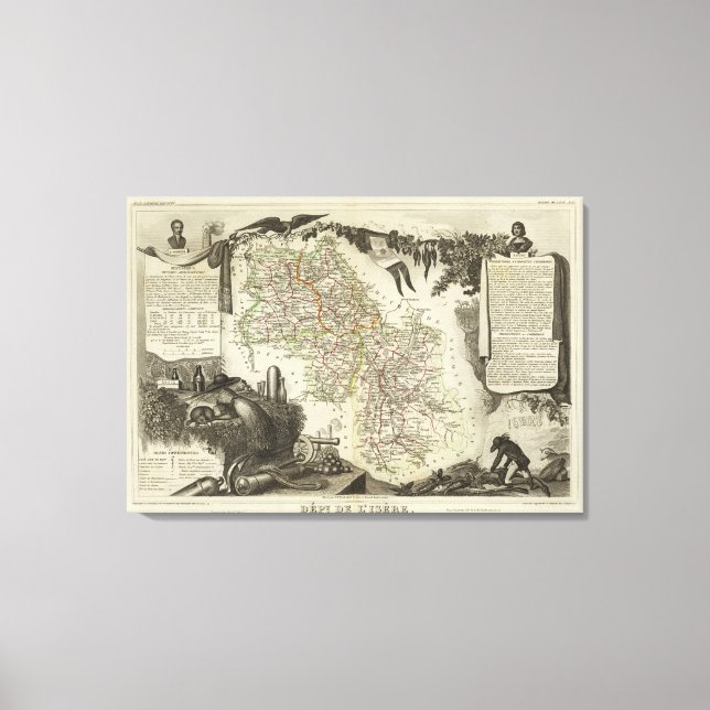 Lienzo Dept Acerca De L'Isere (Anverso)