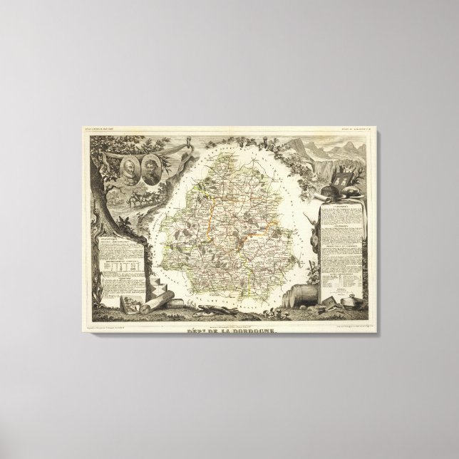 Lienzo Dept Any Dordeogne (Anverso)