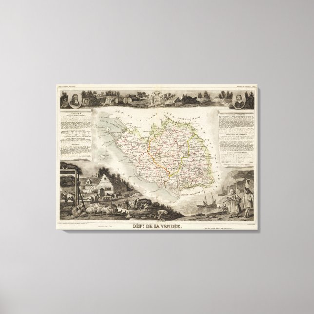 Lienzo Dept. De La Vendee (Anverso)