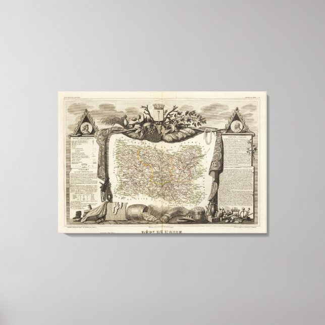 Lienzo Dept. De L'Oise (Anverso)