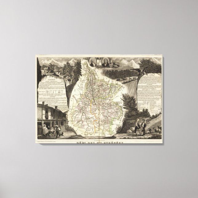 Lienzo Dept De Los Pirineos (Anverso)