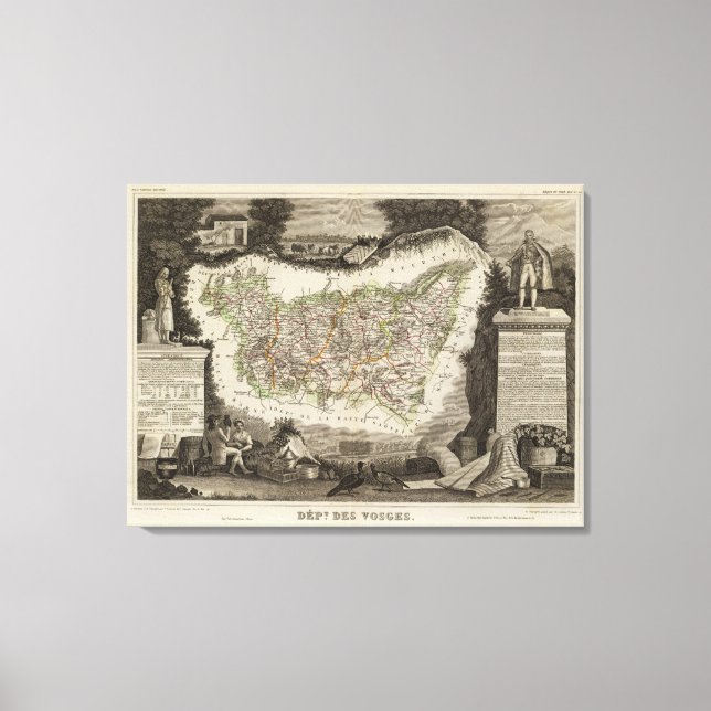Lienzo Dept Des Vosges (Anverso)