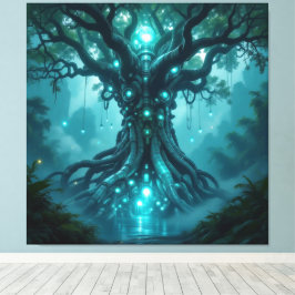 Lienzo Der Baum der digitalen Weisheit