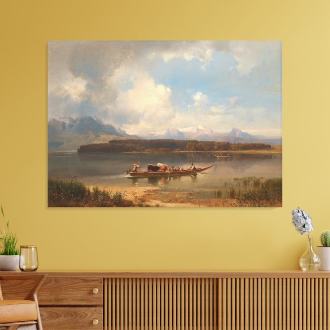 Lienzo Der Chiemsee Im Herbst (Insitu (Sala de estar))