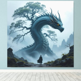 Lienzo Der Drachenbaum von Eldoria  
