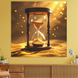 Lienzo „Der goldene Fluss der Zeit“