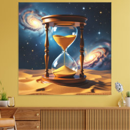 Lienzo „Der goldene Fluss der Zeit“