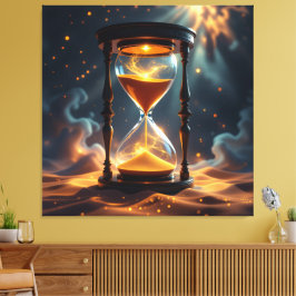 Lienzo „Der goldene Fluss der Zeit“