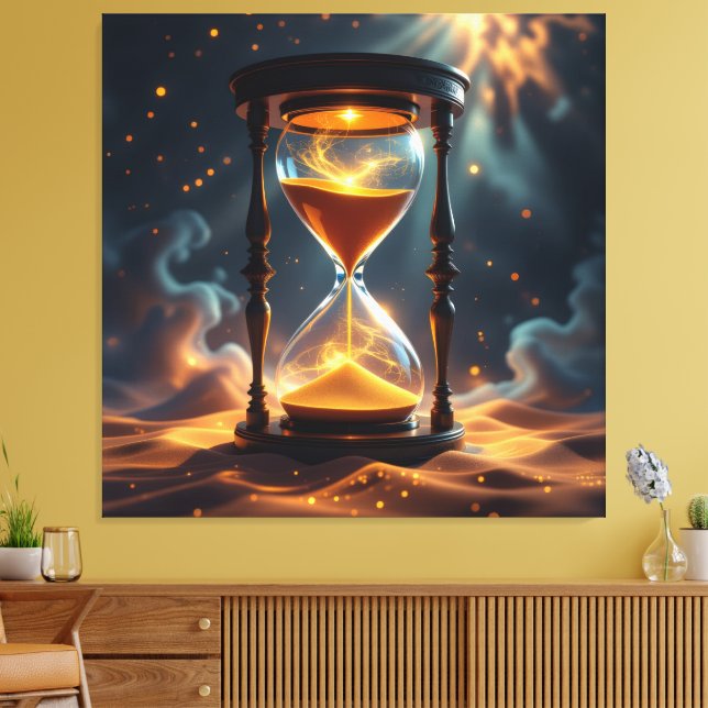 Lienzo „Der goldene Fluss der Zeit“ (Insitu (Sala de estar))