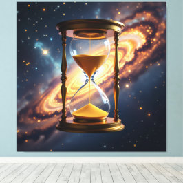 Lienzo „Der goldene Fluss der Zeit“