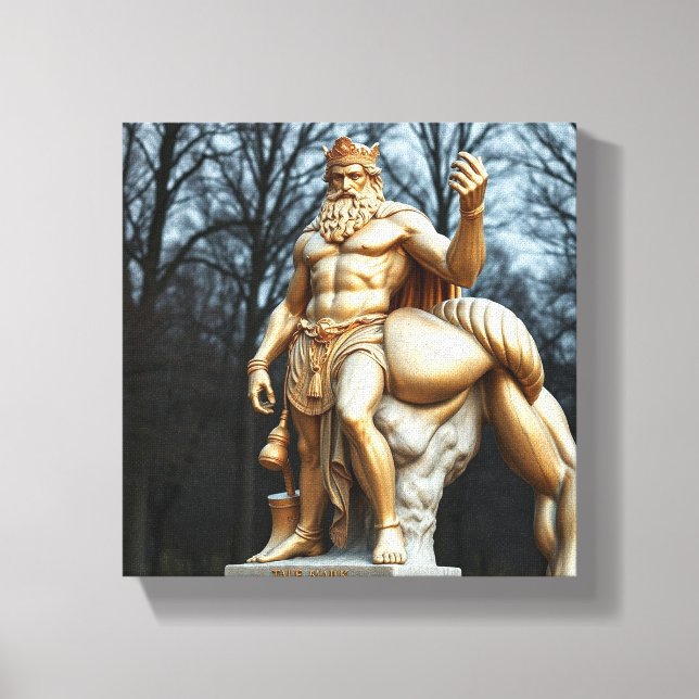 Lienzo Der größte Held aller Zeiten – Herkules in Gold (Anverso)