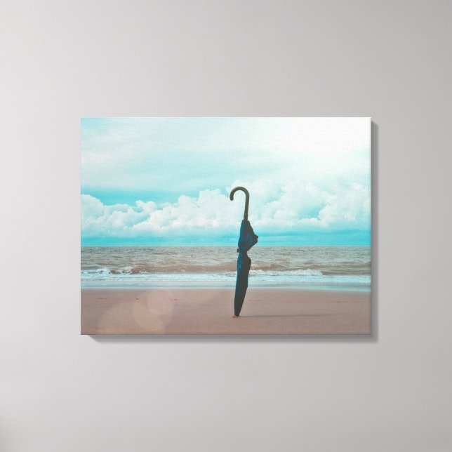 Lienzo Der Regenschirm - (Anverso)