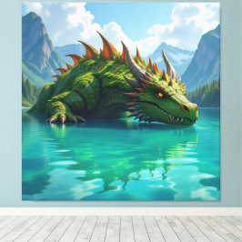 Lienzo Der Smaragd-Koloss des Sees