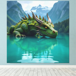 Lienzo Der Smaragd-Koloss des Sees